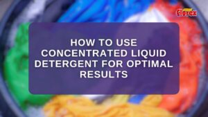 how to use concentrated liquid detergent